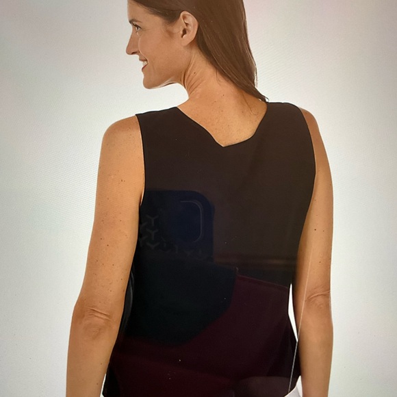 Bali sleeveless black knit top sz L NWT - Picture 3 of 3